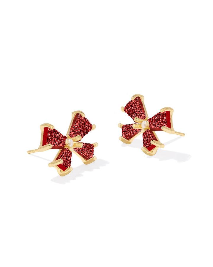 Kendra Scott Blair Bow Small Stud Earrings - Gold