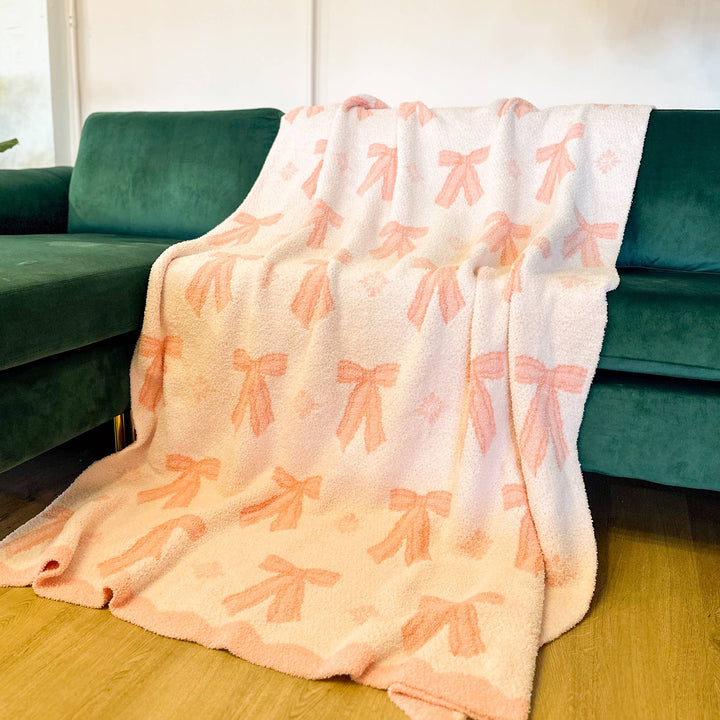 The Darling Effect - Cozy Dreams Luxe Blanket-Bows