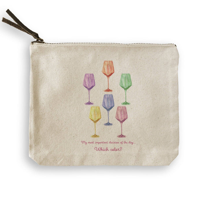 Colorful Wine Glasses Dishtowel