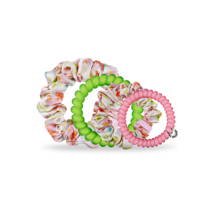 TELETIES - Spiral Hair Coils | Mixed Pack | Giverny Hair Ties