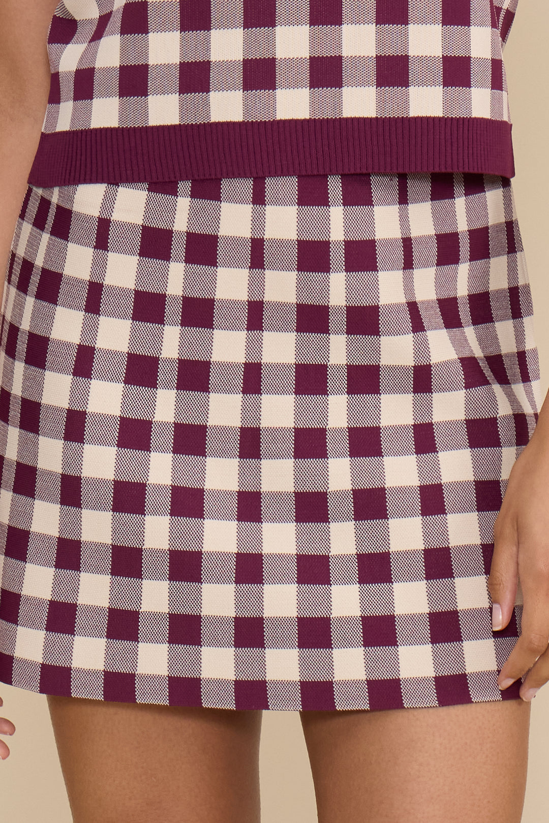SW5607 ANDY MINI KNIT SKIRT