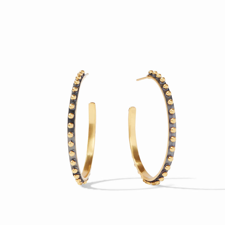 Julie Vos Soho Hoop in Mixed Metal
