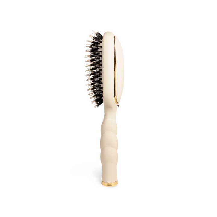 TELETIES - Boar Bristle Hair Brush | Tan