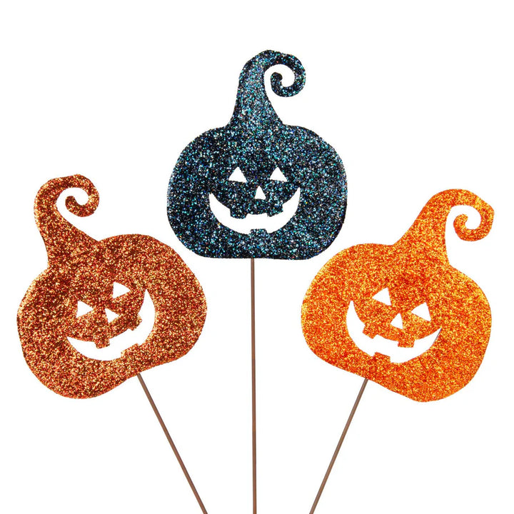 THE ROUND TOP COLLECTION All Glitter Jack O Lanterns Stakes