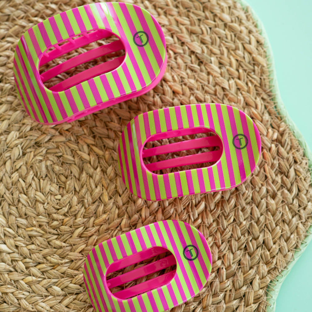 TELETIES - Summer Crush | Small | Flat Round Hair Clip