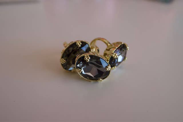 First Lady Adjustable Cocktail Ring in Black Diamond