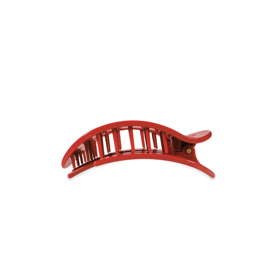 TELETIES - Flat Round Hair Clip | Small | Red Carpet Ready