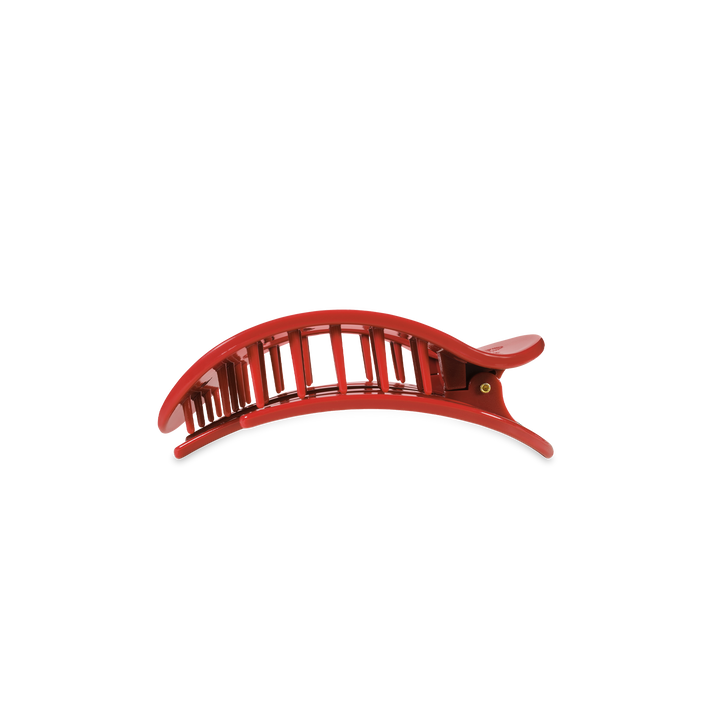 TELETIES - Flat Round Hair Clip | Small | Red Carpet Ready