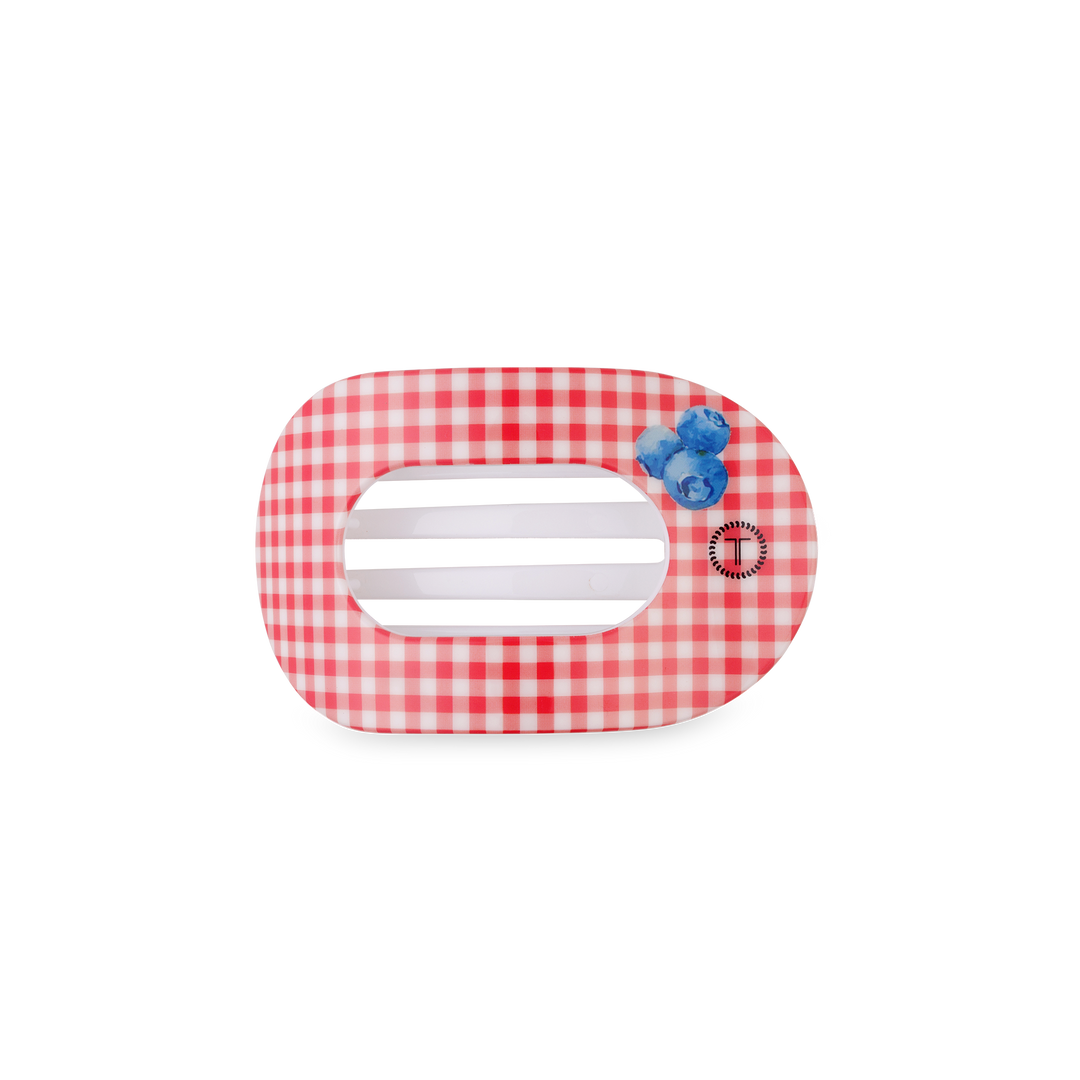 TELETIES - Flat Round Hair Clip | Small | Blueberry Farms