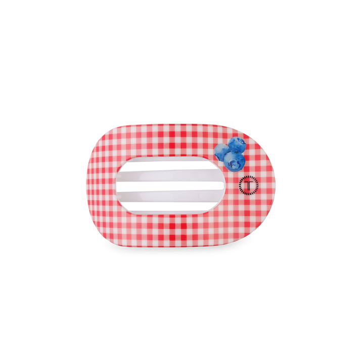TELETIES - Flat Round Hair Clip | Small | Blueberry Farms