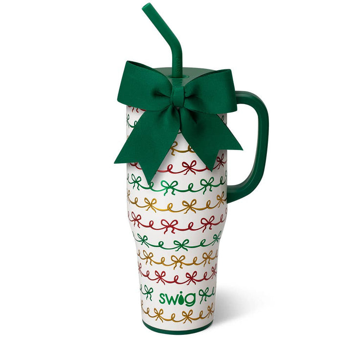 Christmas Bows Mega Mug (40oz)