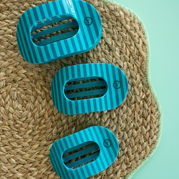 TELETIES - Splash Zone | Small | Flat Round Hair Clip