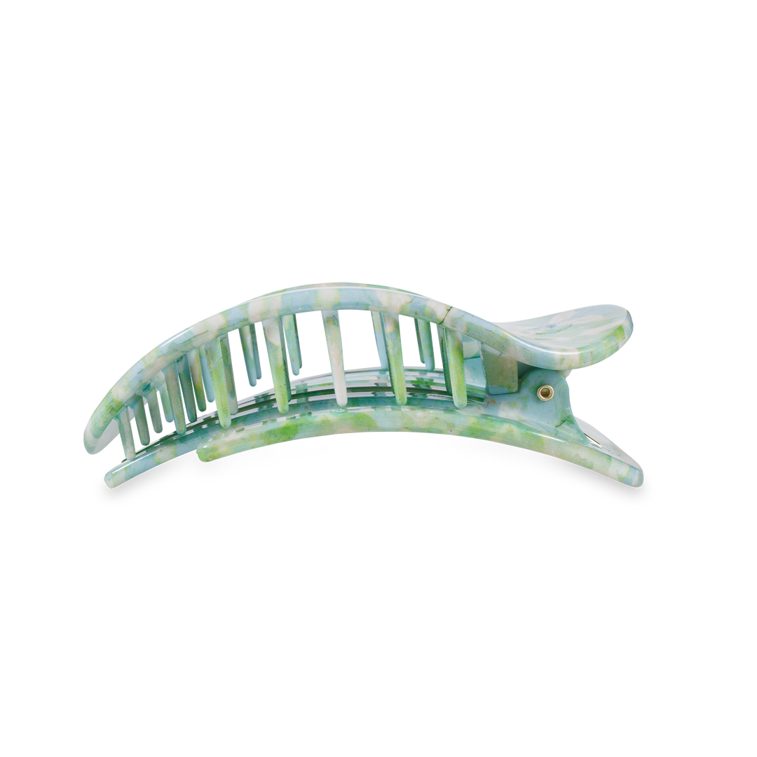 TELETIES - Elephant Falls | Medium | Flat Round Hair Clip