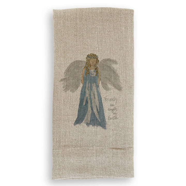 Blue Dress Angel Kitchen Towel