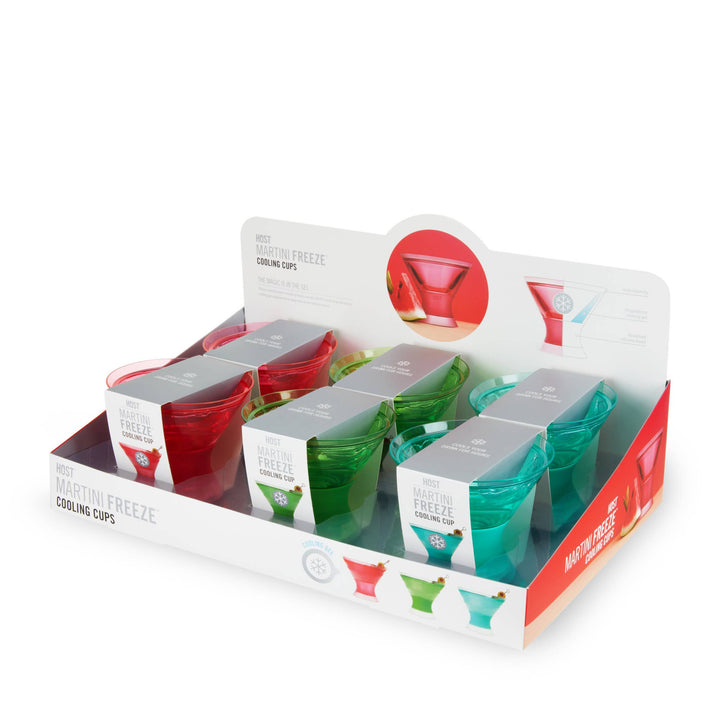 Martini FREEZE Cooling Cup in Vivid Colors