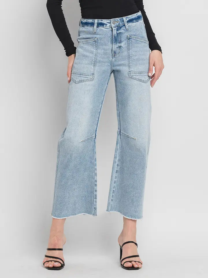 Super High Rise Barrel Jeans