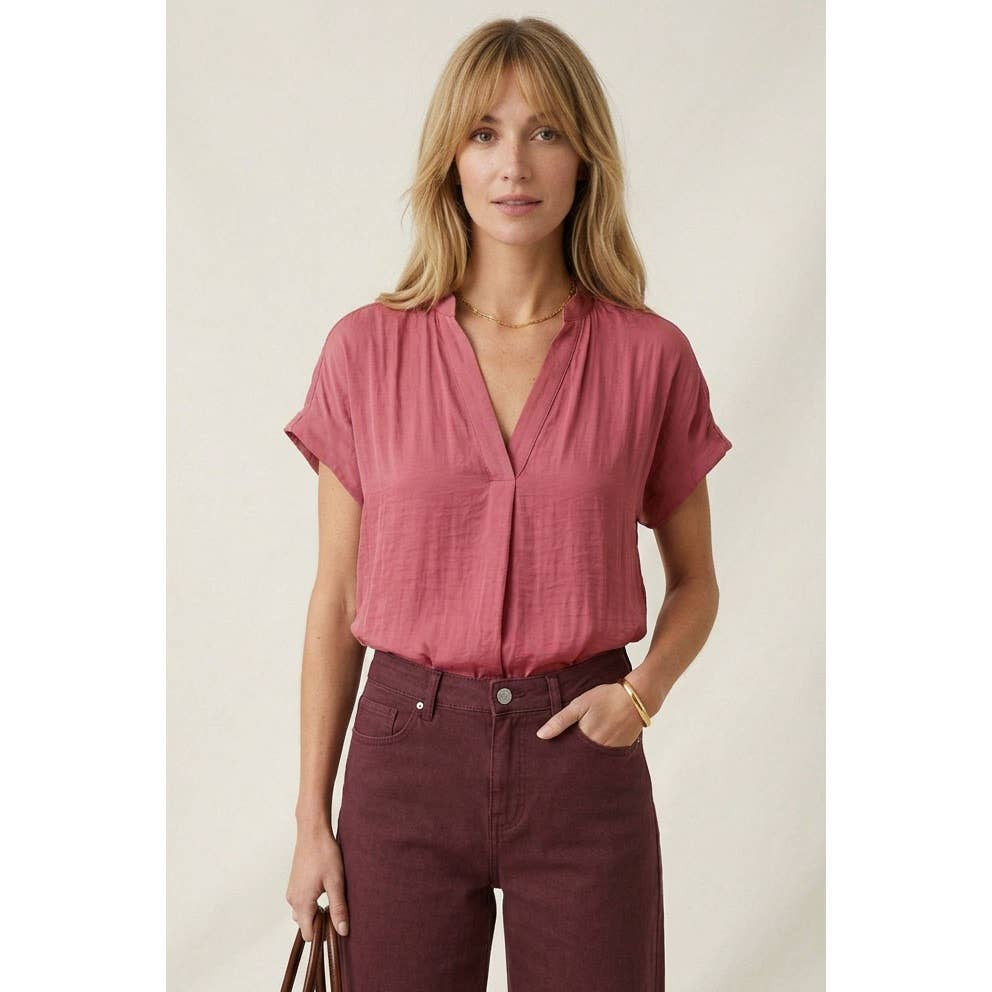 Drop Shoulder Regular Blouse