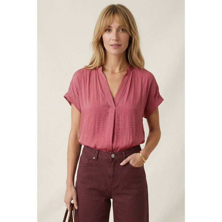 Drop Shoulder Regular Blouse