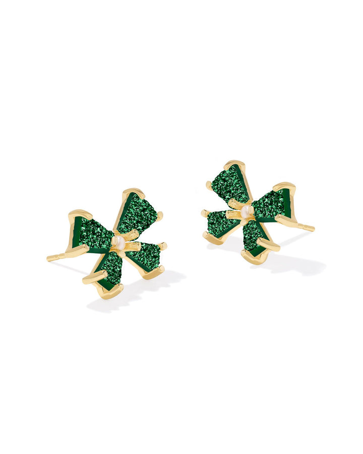 Kendra Scott Blair Bow Small Stud Earrings - Gold