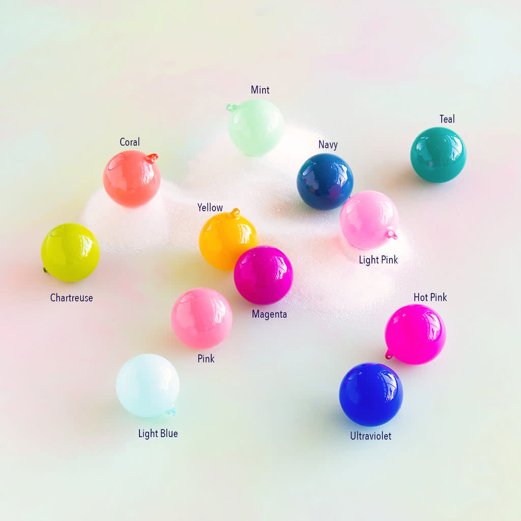 Glitterville Sugar Plum Ball Ornament 5"