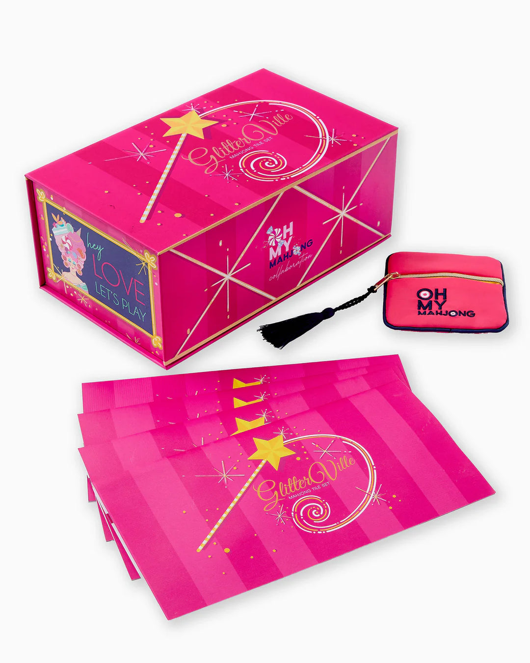 Glitterville Mahjong Tiles