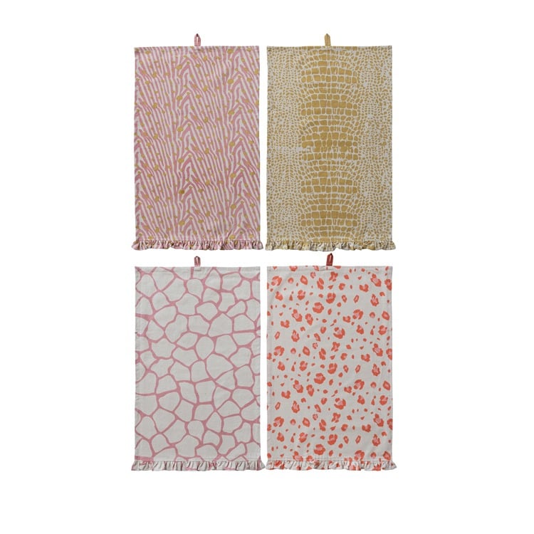 28"L x 18"W Cotton Printed Tea