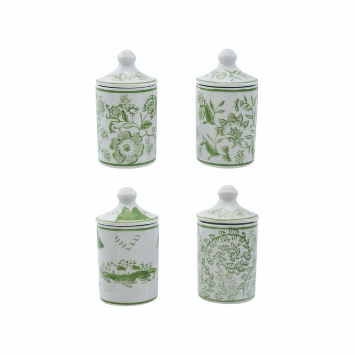 2-1/4"Rdx4-1/4"H Hand-Stamped Stoneware