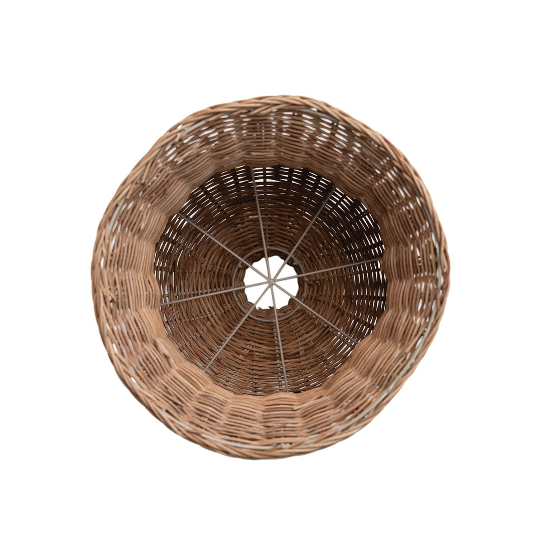 Decorative Hand-Woven Rattan Footed