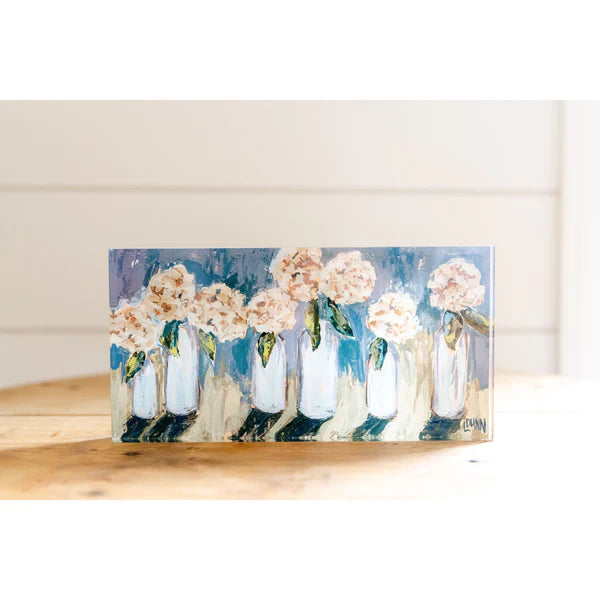 Hydrangea Acrylic Block
