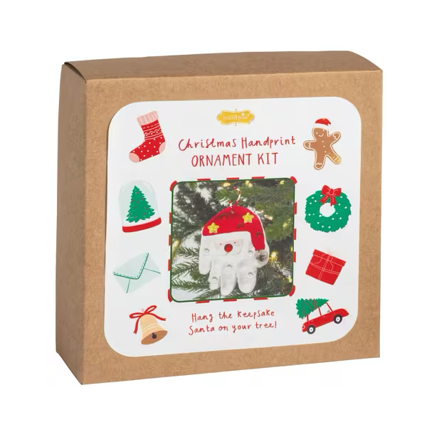 Santa Handprint Ornament Kit