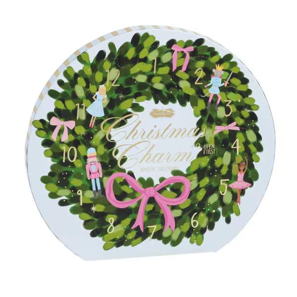 Wreath Christmas Charm Advent Calendar Set