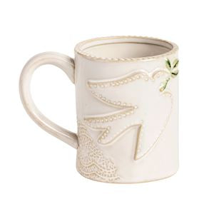 Turtle Dove White Christmas Mug