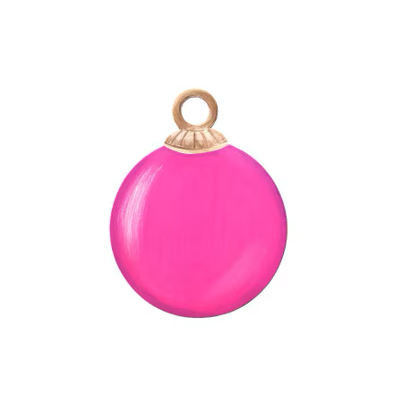 Round Tree Ornament Magnet
