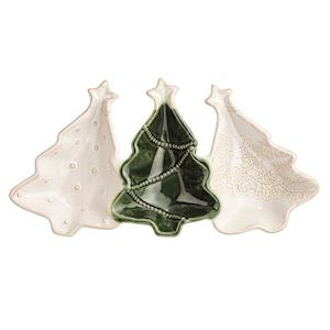Tree Triple Tidbit Dish