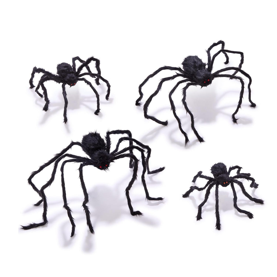 Furry Tarantulas Large Decorative Spiders with Bendable Legs