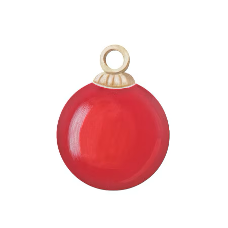 Round Tree Ornament Magnet