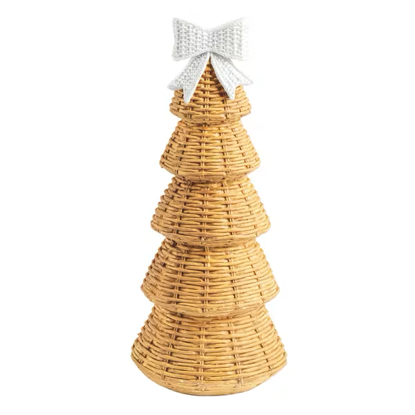 Large Resin Wicker Tree Sitter