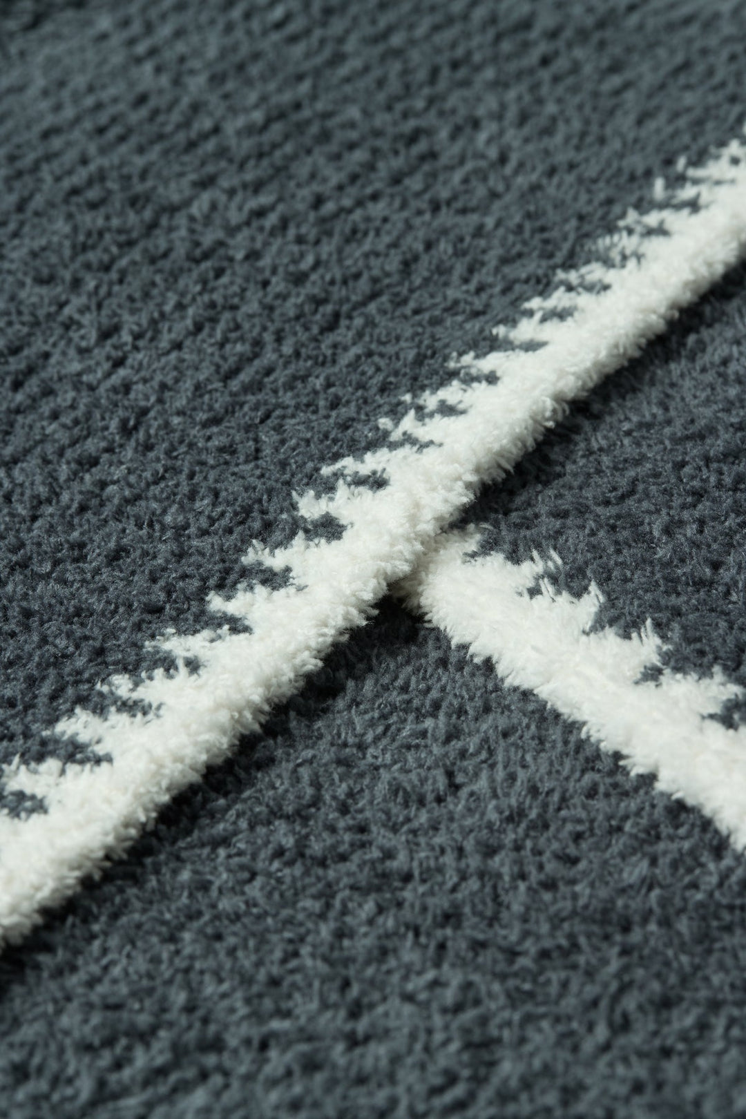 CozyChic Rib Blanket Stitch Throw