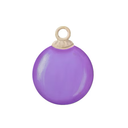 Round Tree Ornament Magnet