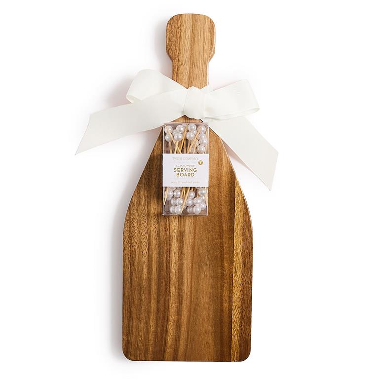 Champagne Bottle Charcuterie / Dessert Serving Board
