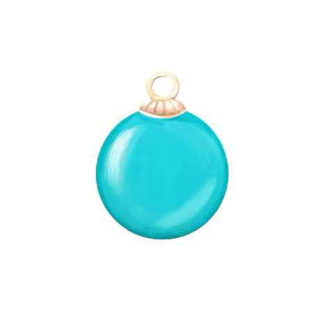 Round Tree Ornament Magnet