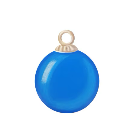 Round Tree Ornament Magnet