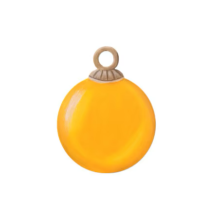 Round Tree Ornament Magnet