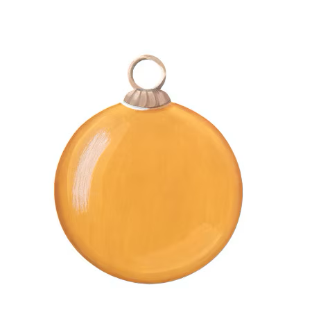 Round Tree Ornament