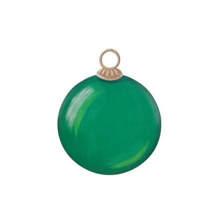 Round Tree Ornament Magnet