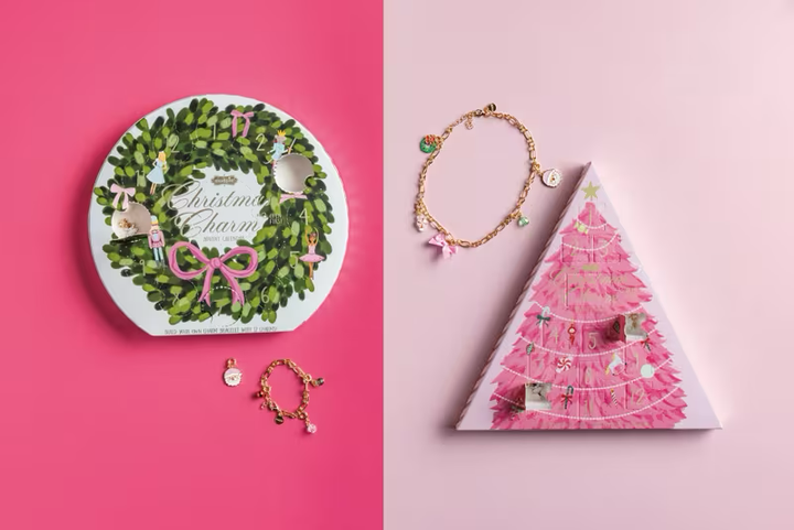 Wreath Christmas Charm Advent Calendar Set