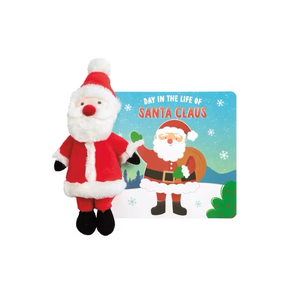 Santa Book With Plush