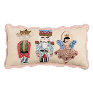Icons Mini Nutcracker  Beaded Pillow