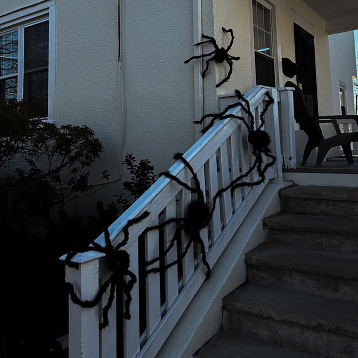 Furry Tarantulas Large Decorative Spiders with Bendable Legs