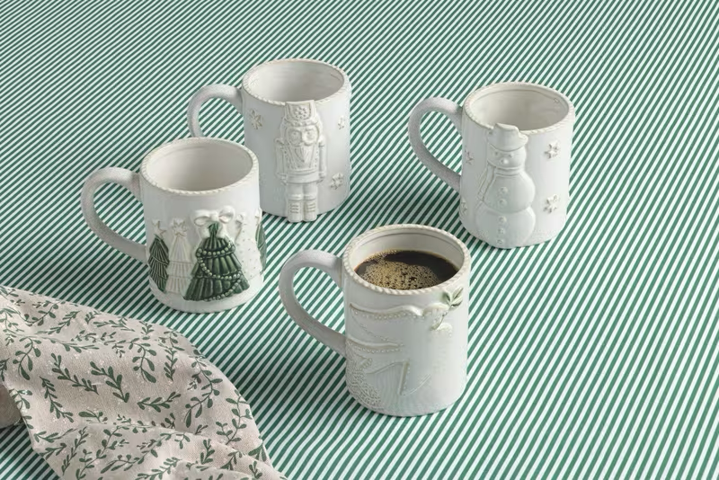 Tree White Christmas Mug